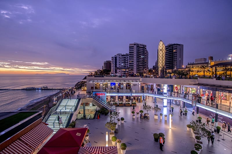 Restaurants in Larcomar, Miraflores Peru