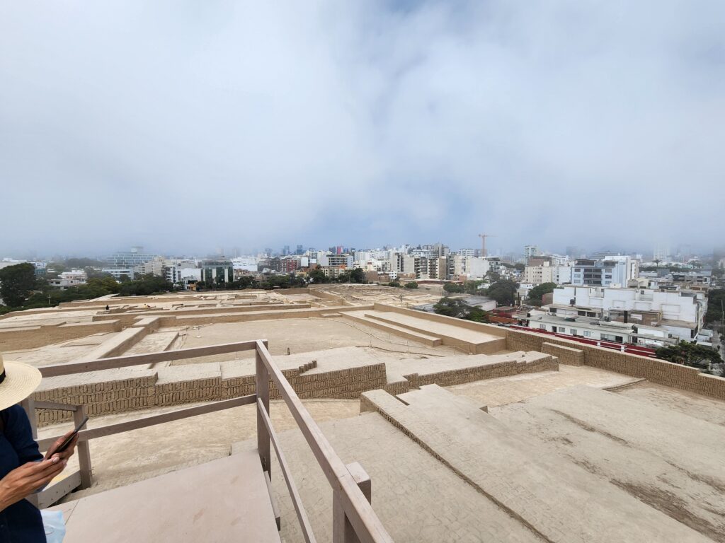 Top of Huaca Pucllana