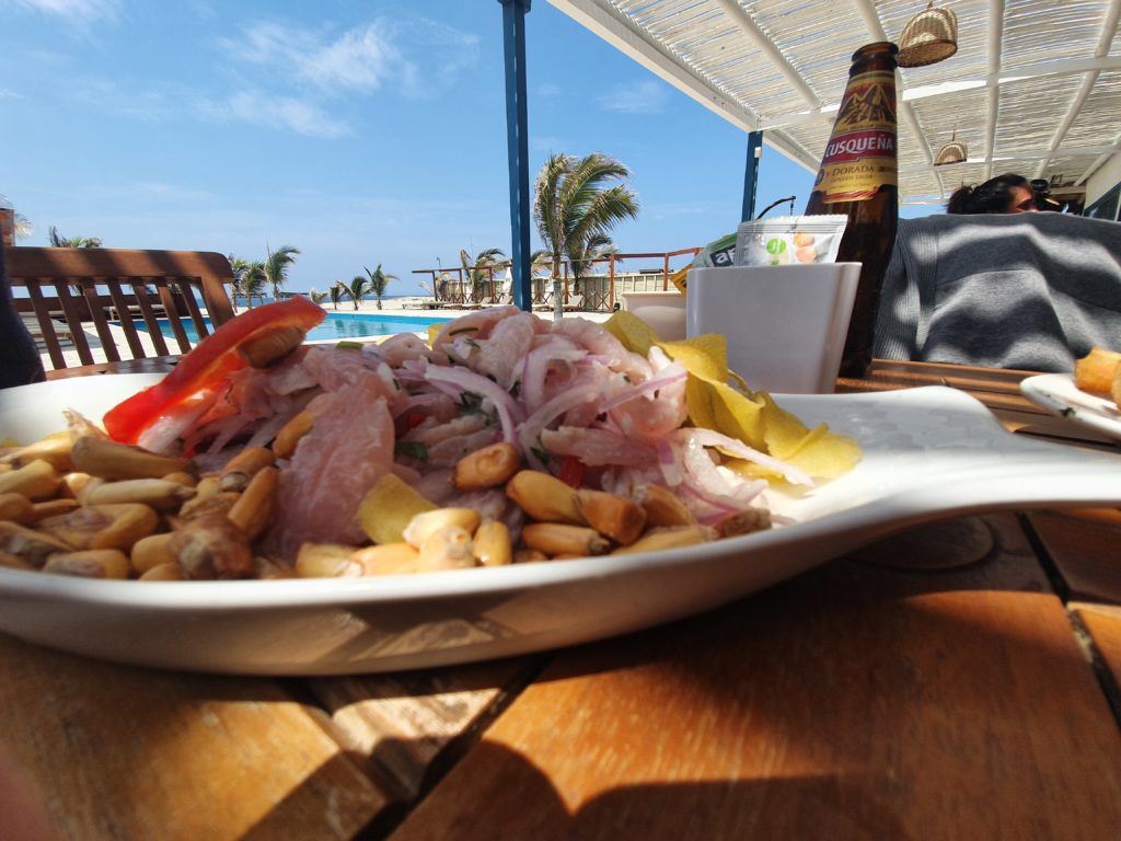 Ceviche with local fish in Piura