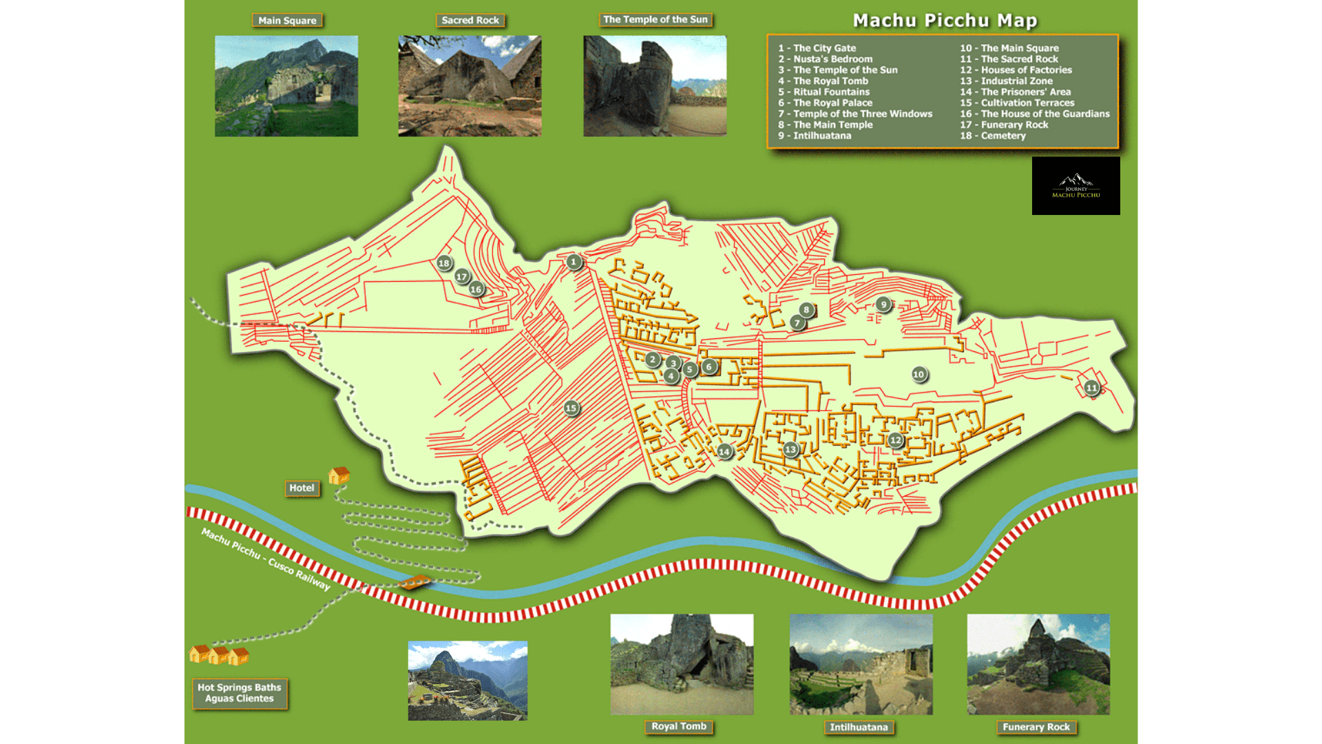 Machu Picchu Map - Journey Machu Picchu