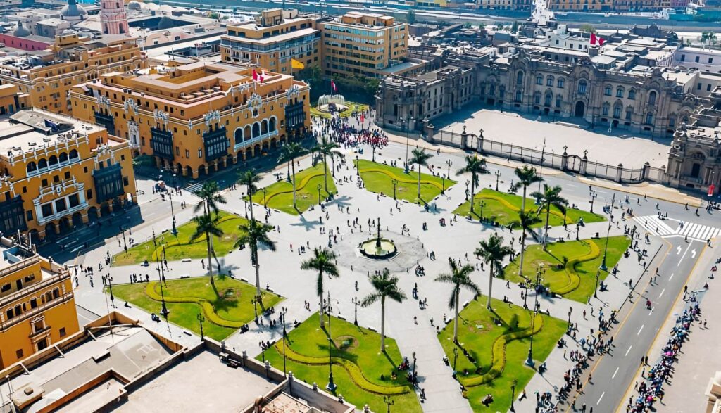 Plaza Mayor in The Lima City Center