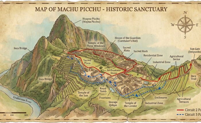 machu picchu circuit 2 vs circuit 3